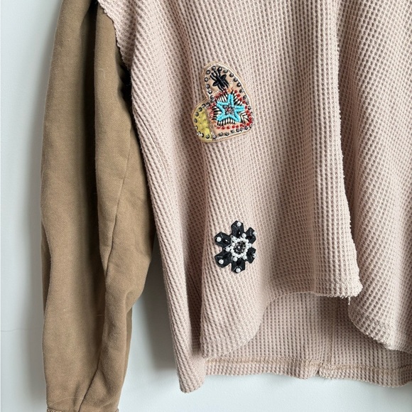 POL Thermal Glam Patch Top MEDIUM - Picture 2 of 6